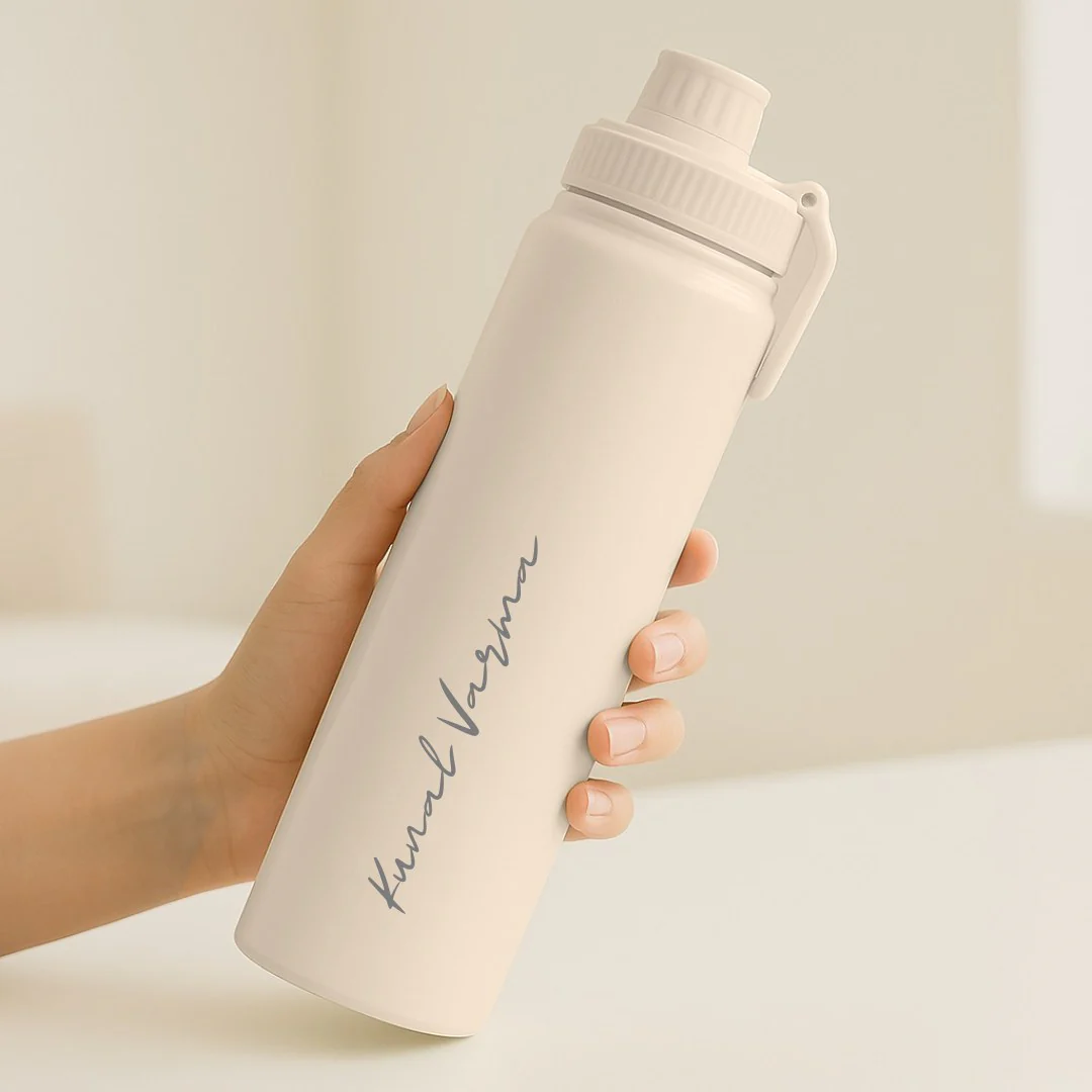 Nutcase Personalised Water Bottle 800ml Double Insulated Bottles with Name - Keeps Water Hot/Cold for Hours - Image 18
