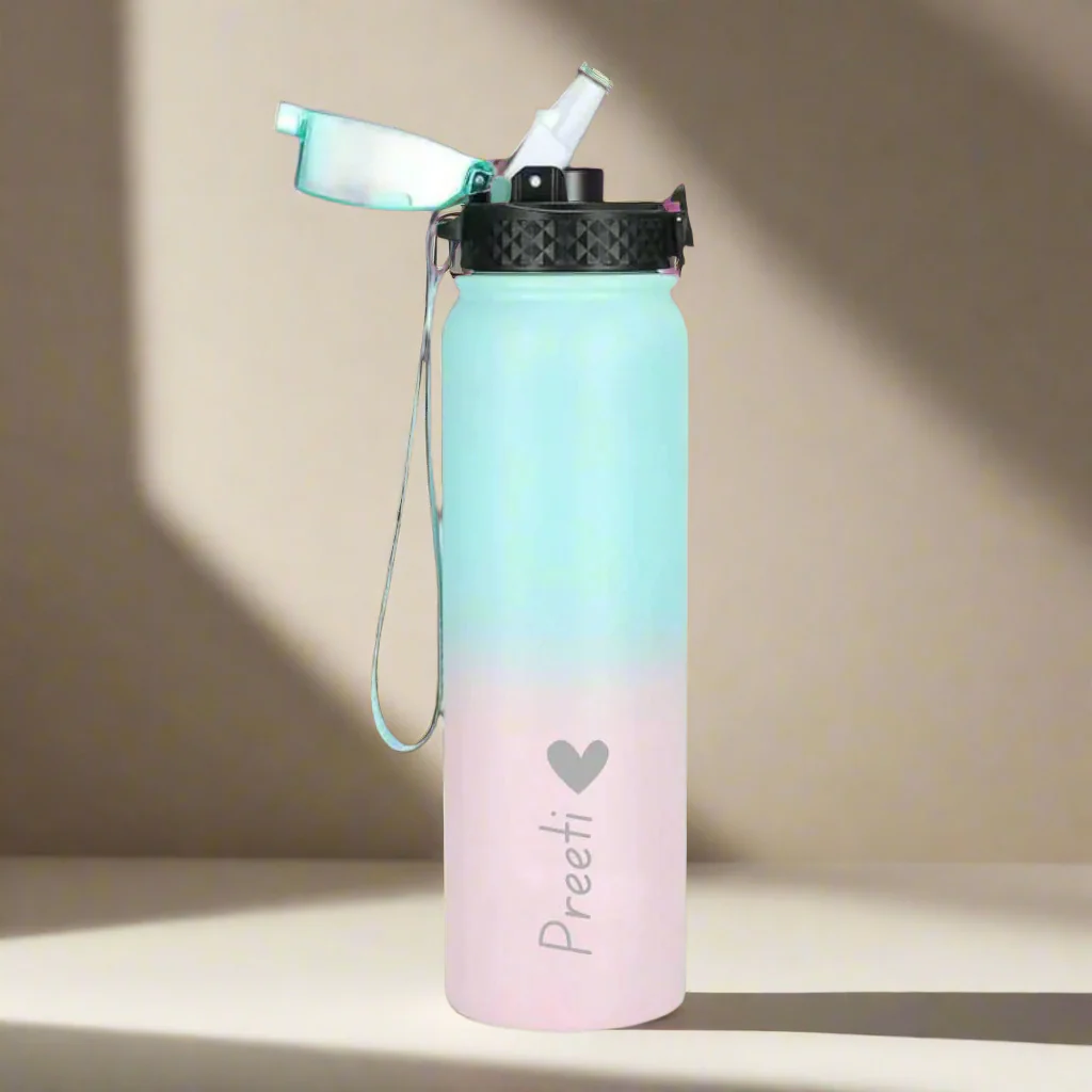 Nutcase Personalized Double Insulated Bottle - 600ml Premium 304 Stainless Steel Sipper Bottle