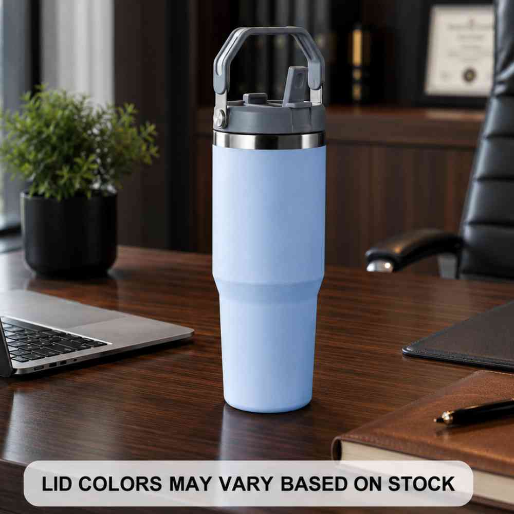 Nutcase Personalized Tumbler with Handle and Straw 900ml - Double Wall Vacuum Sipper Bottle - Image 12