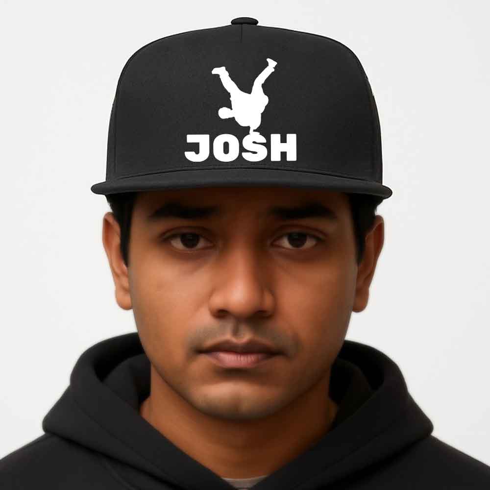 Nutcase Personalized Hip Hop Cap – Create Your Own Swag in Black