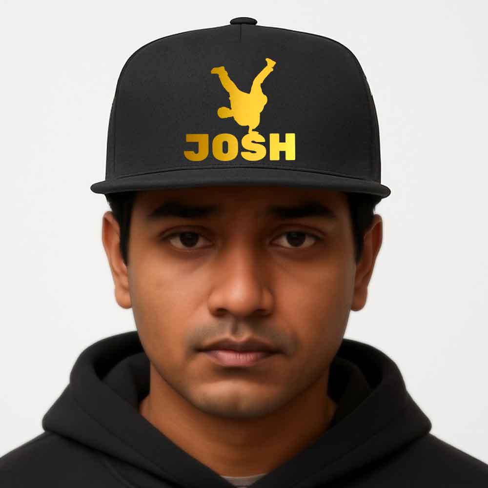 Nutcase Personalized Hip Hop Cap – Create Your Own Swag in Black - Image 6