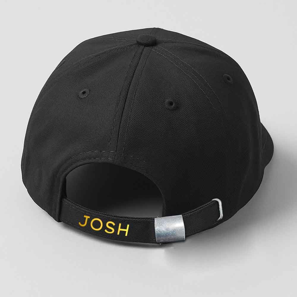 Nutcase Personalized Hip Hop Cap – Create Your Own Swag in Black - Image 7