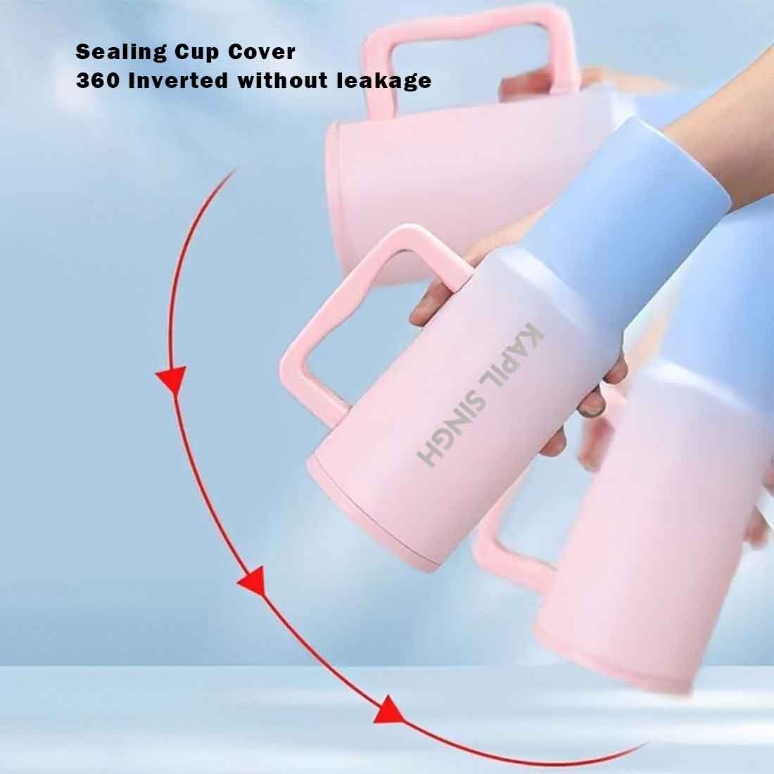 Nutcase Personalized Tumbler Lid with Straw for Water, Drinks Large Travel Cups 1200ml - Image 16