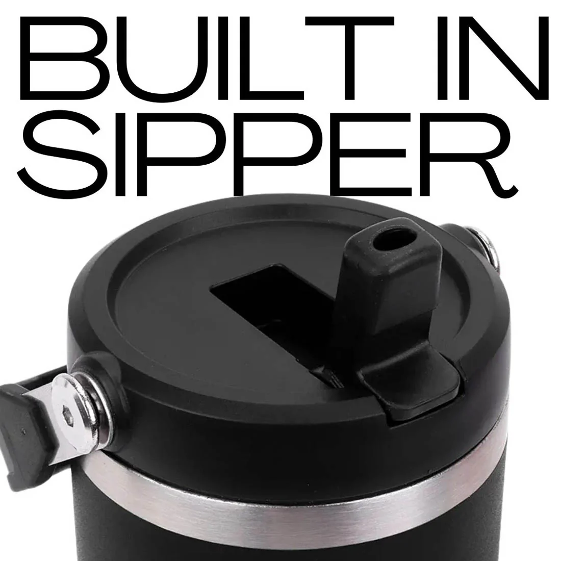 Nutcase Personalized Tumbler with Handle and Straw 900ml - Double Wall Vacuum Sipper Bottle - Image 4
