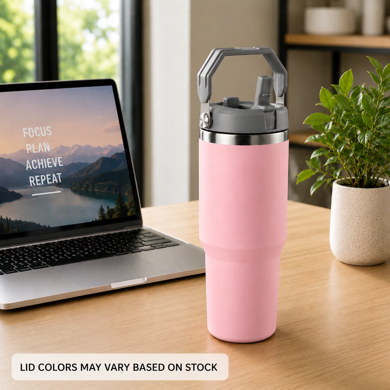 Nutcase Personalized Tumbler with Straw 900ml - BPA-free Double Insulated Sipper Bottle