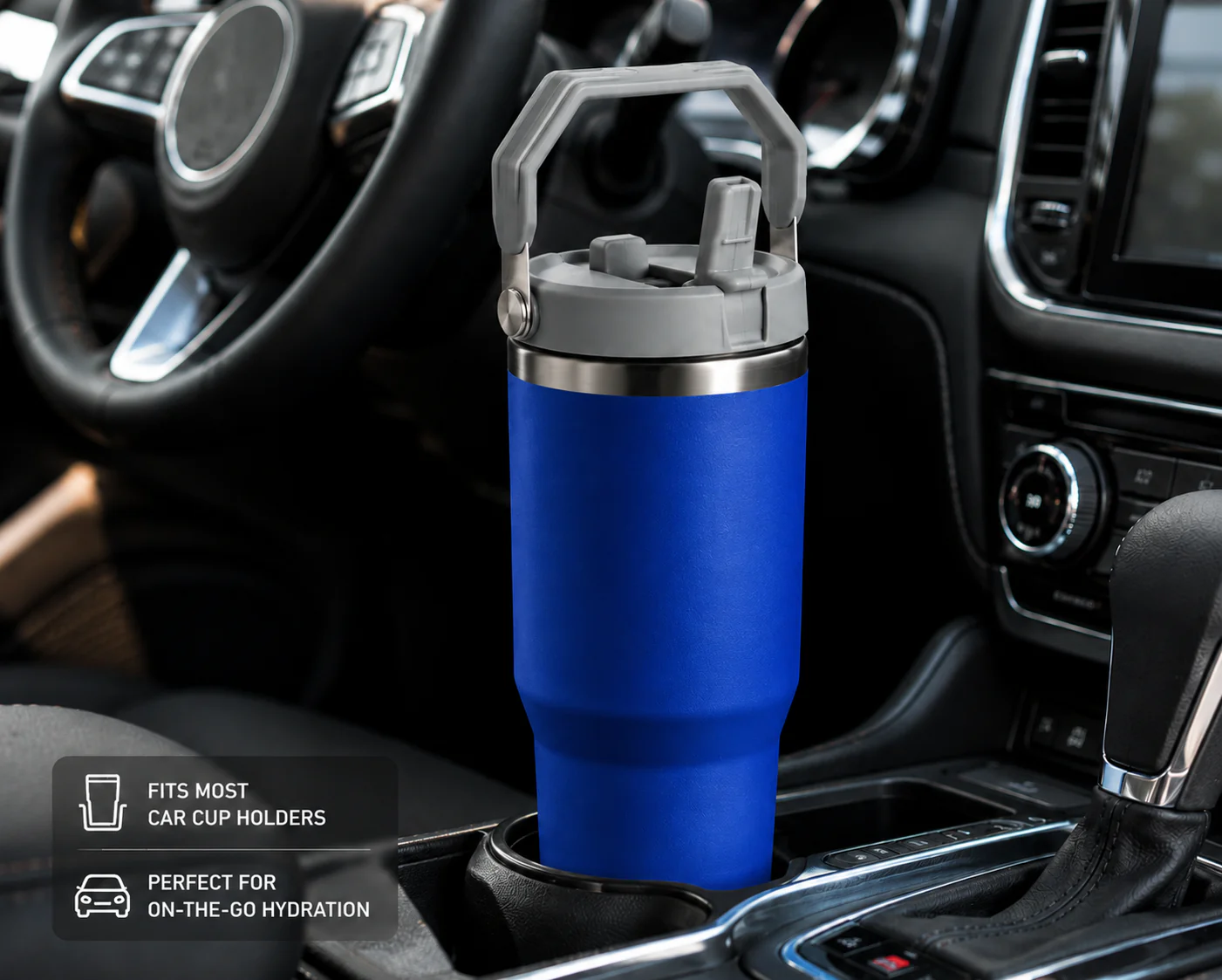 Nutcase Personalized Tumbler with Straw 900ml - BPA-free Double Insulated Sipper Bottle - Image 12