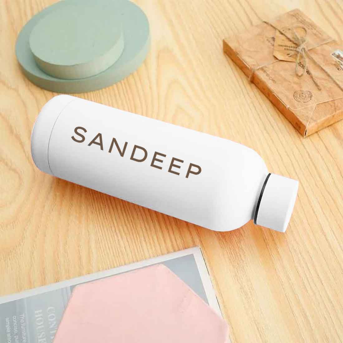 Nutcase Personalized Water Bottle Stainless Steel Double Insulated 500ml Bottles for Office Home Travel- BPA Free, Leakproof - Image 17