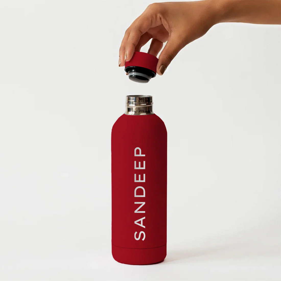 Nutcase Personalized Water Bottle Stainless Steel Double Insulated 500ml Bottles for Office Home Travel- BPA Free, Leakproof - Image 53