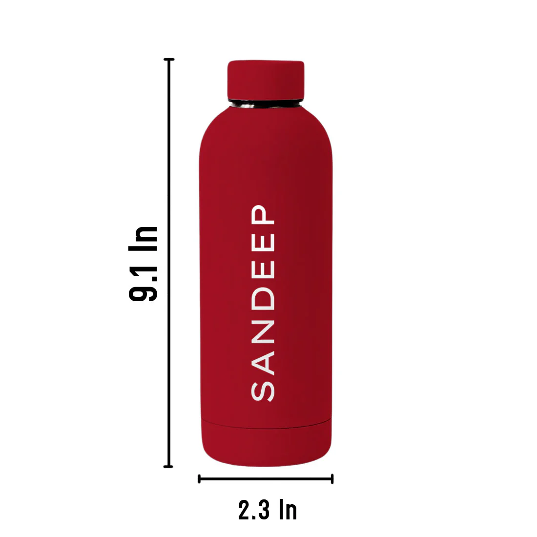 Nutcase Personalized Water Bottle Stainless Steel Double Insulated 500ml Bottles for Office Home Travel- BPA Free, Leakproof - Image 54