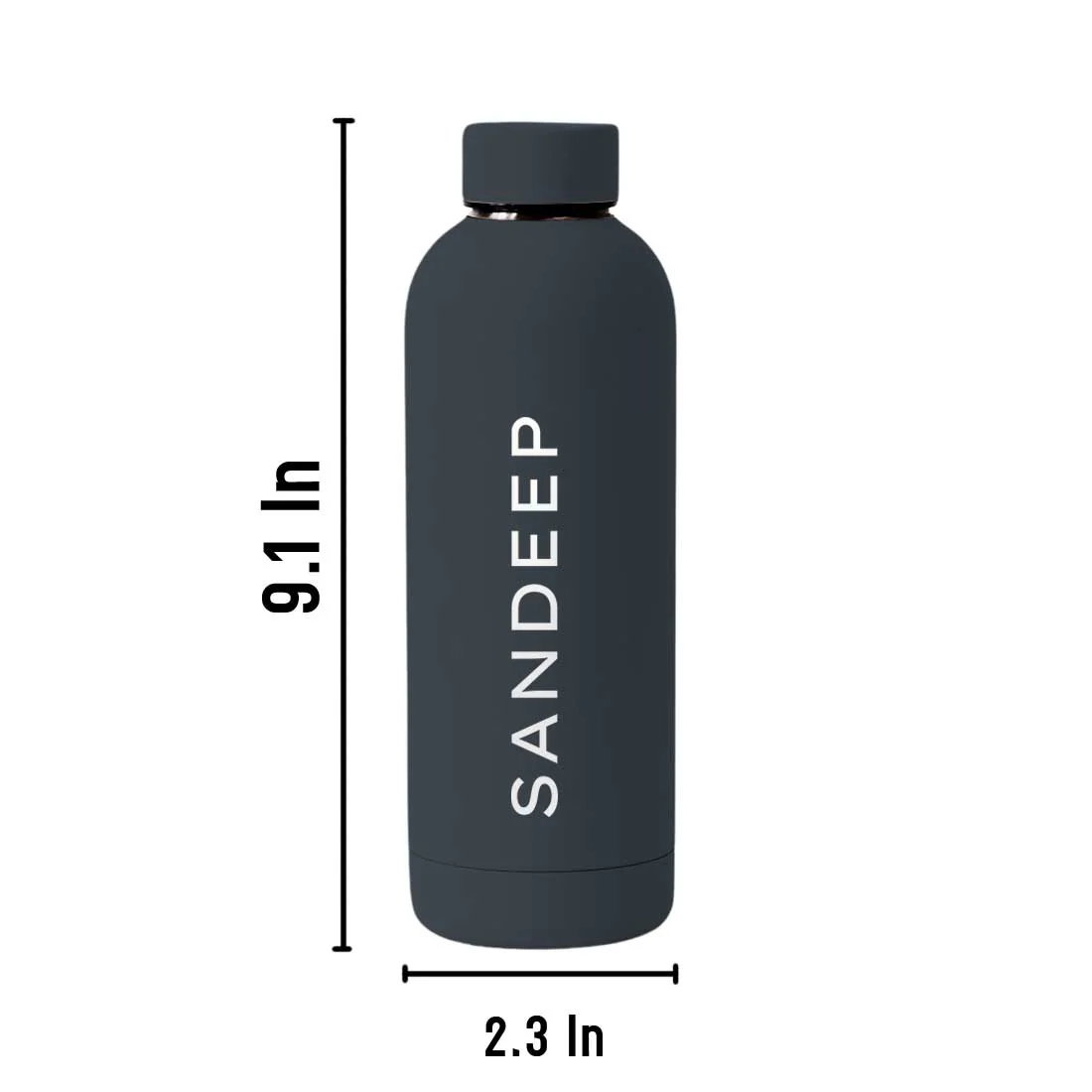Nutcase Personalized Water Bottle Stainless Steel Double Insulated 500ml Bottles for Office Home Travel- BPA Free, Leakproof - Image 62