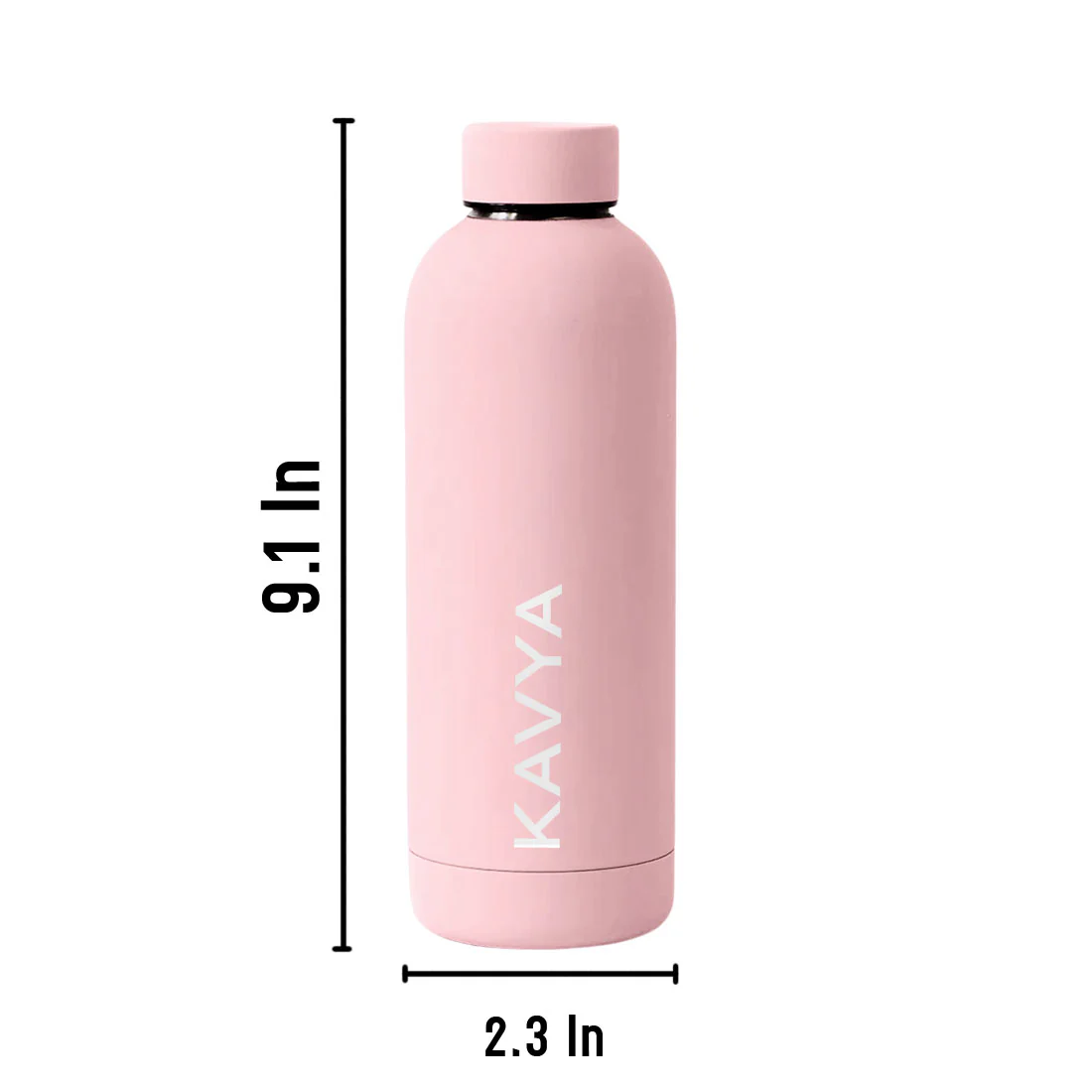 Nutcase Personalized Water Bottle Stainless Steel Double Insulated 500ml Bottles for Office Home Travel- BPA Free, Leakproof - Image 66