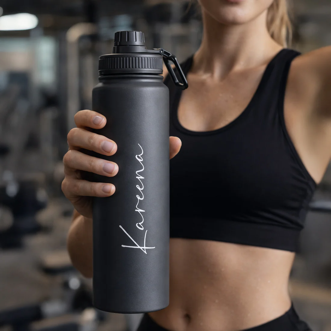 Nutcase Personalized Water Bottles 800ml Double Insulated Bottles with Name - Keeps Water Hot/Cold for Hours - Image 3