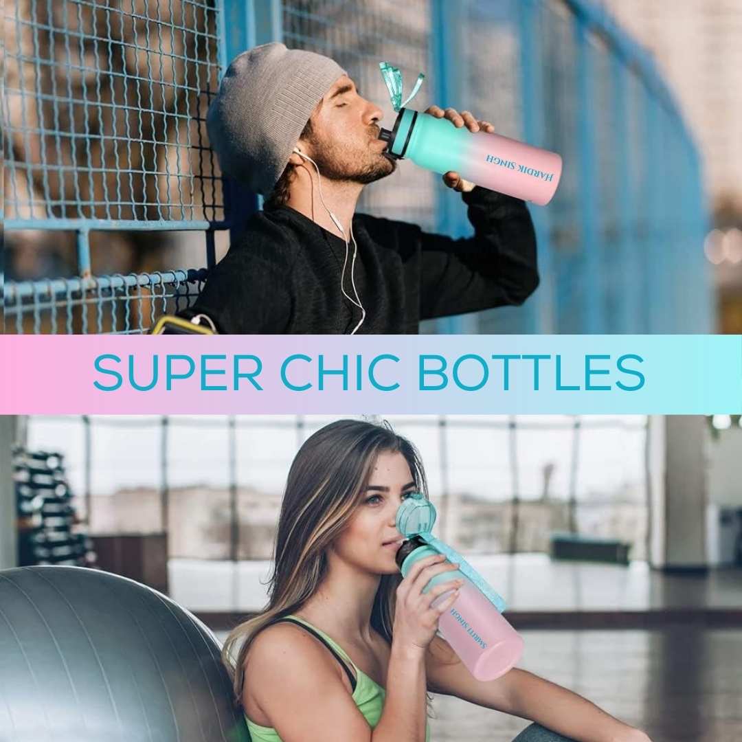 Nutcase Stainless Steel Drink Bottle Personalised with Name - 600ml Premium 304 Sipper Bottle - Image 9