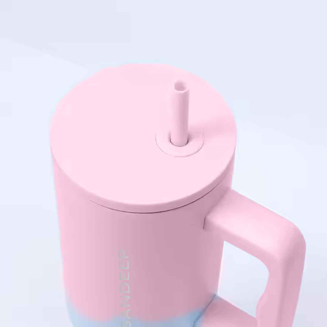 Nutcase Stainless Steel Mug with Straw and Lid - Large Travel Cups 1200ml - Image 19