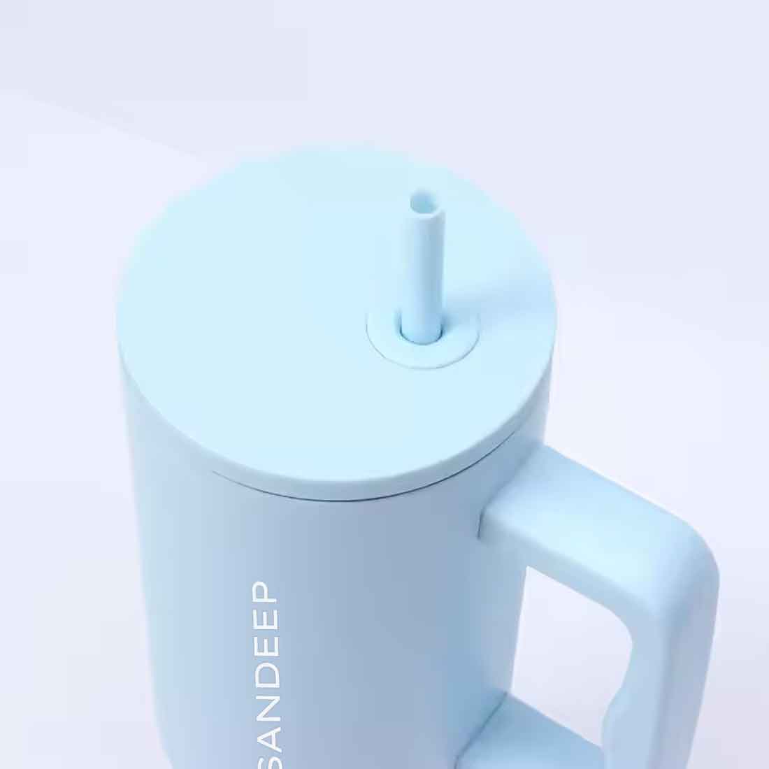 Nutcase Stainless Steel Mug with Straw and Lid - Large Travel Cups 1200ml - Image 25