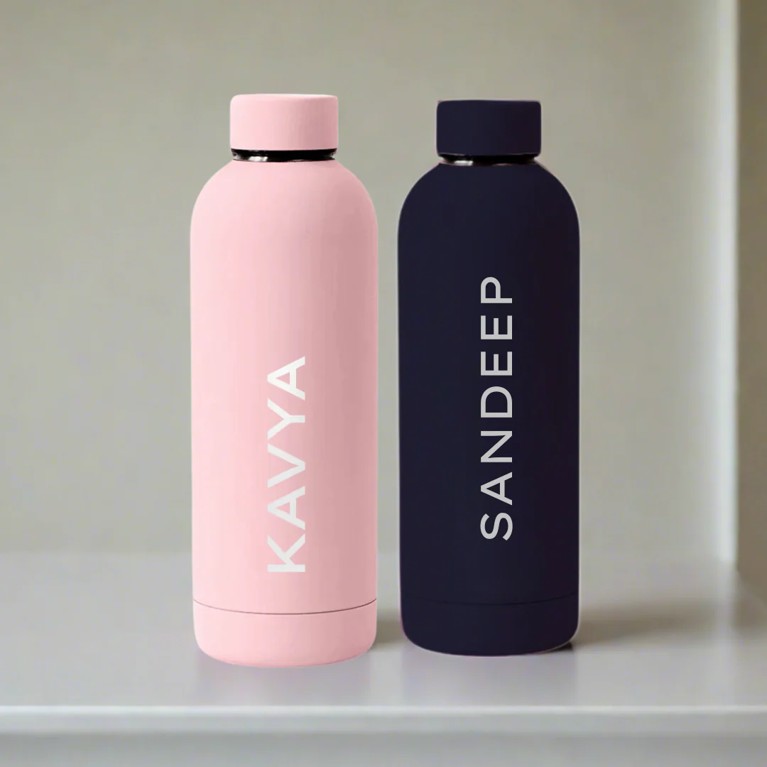 Nutcase Stainless Steel Water Bottle Double Insulated 500ml Bottles for Office Home Travel- BPA Free, Leakproof - SET OF 2 - Image 25