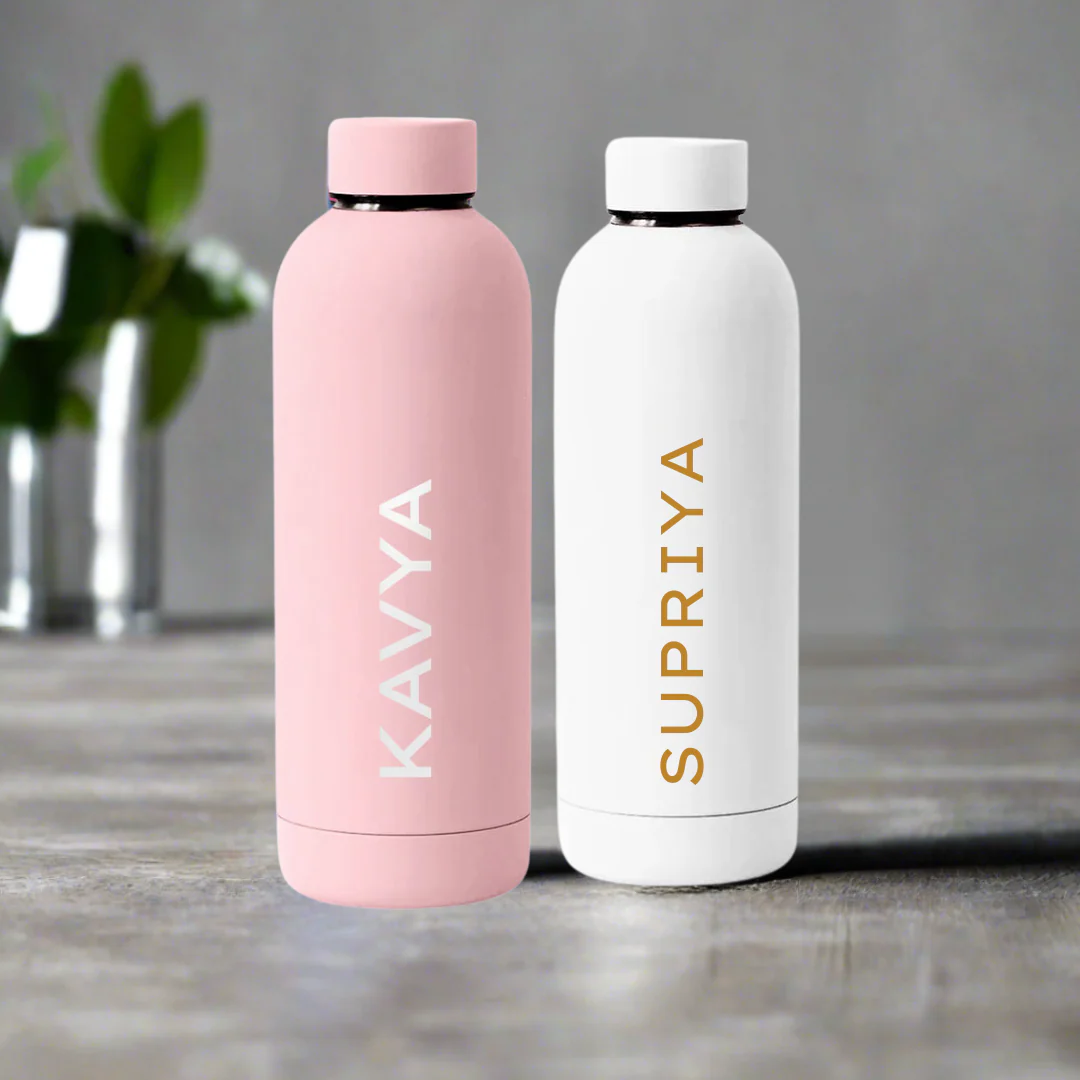 Nutcase Stainless Steel Water Bottle Double Insulated 500ml Bottles for Office Home Travel- BPA Free, Leakproof - SET OF 2 - Image 4