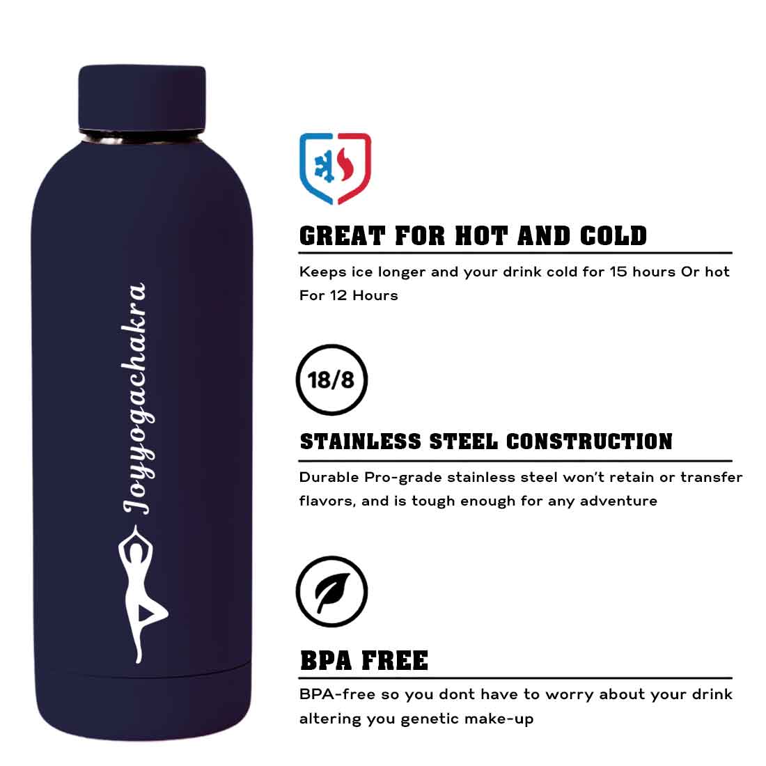 Nutcase Water Bottle Yoga For Workout Double Insulated Bottles - Image 42