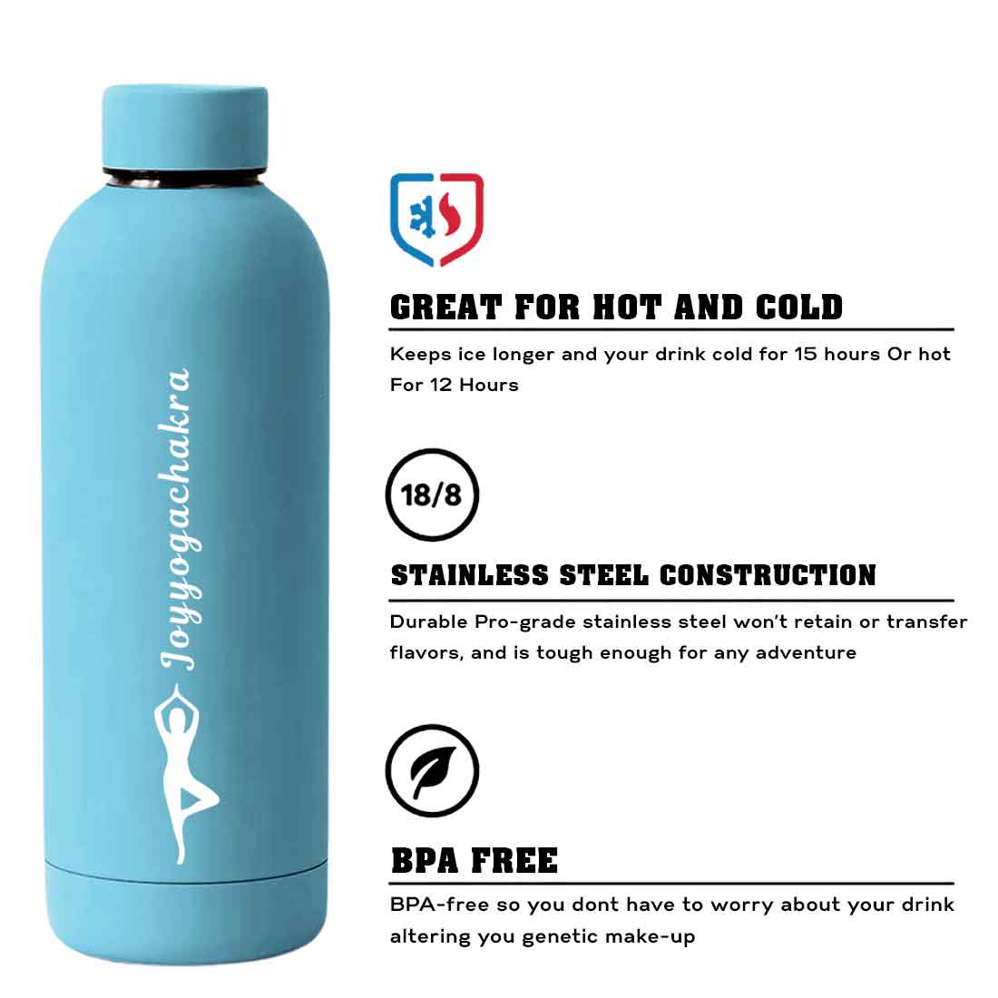 Nutcase Water Bottle Yoga For Workout Double Insulated Bottles - Image 43