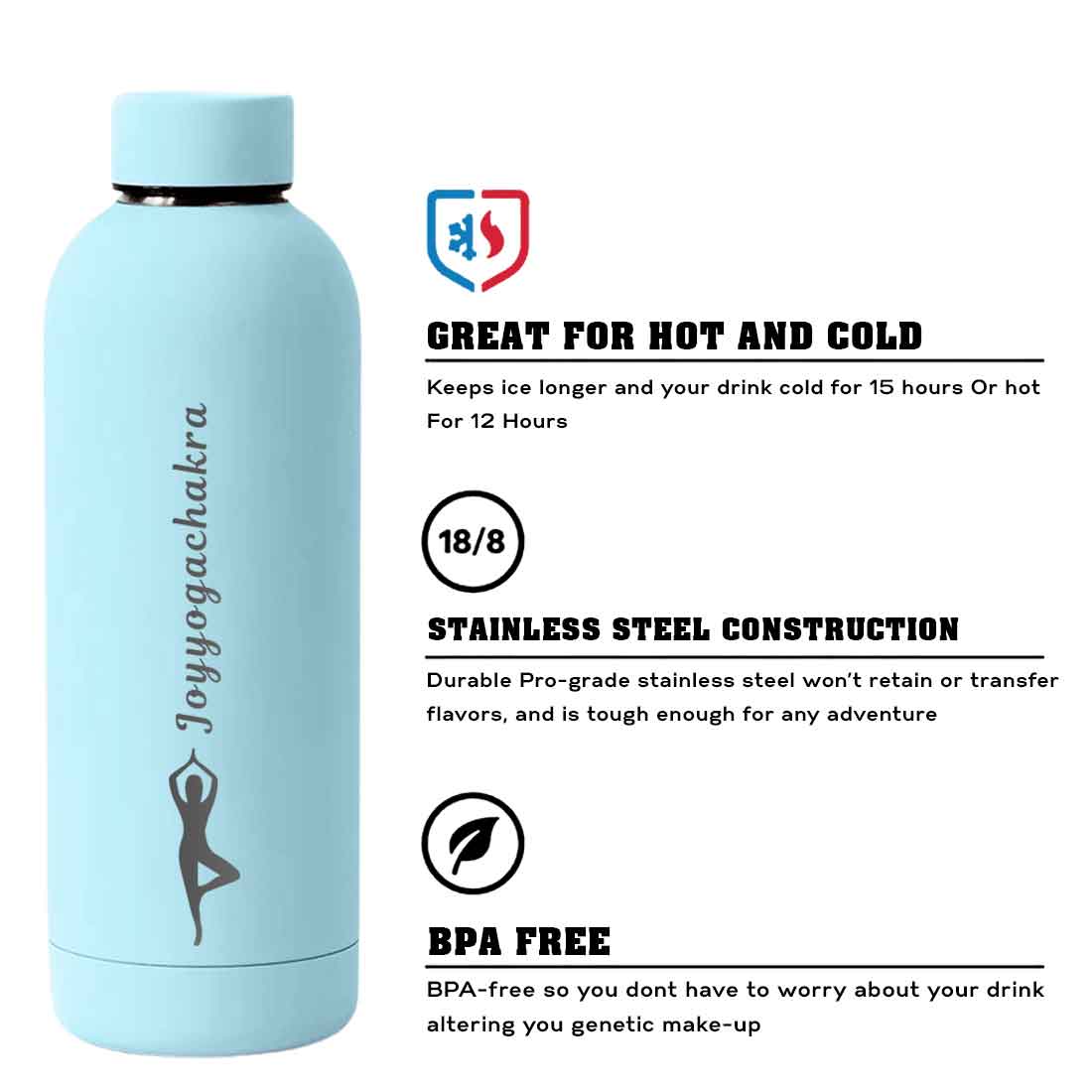 Nutcase Water Bottle Yoga For Workout Double Insulated Bottles - Image 80