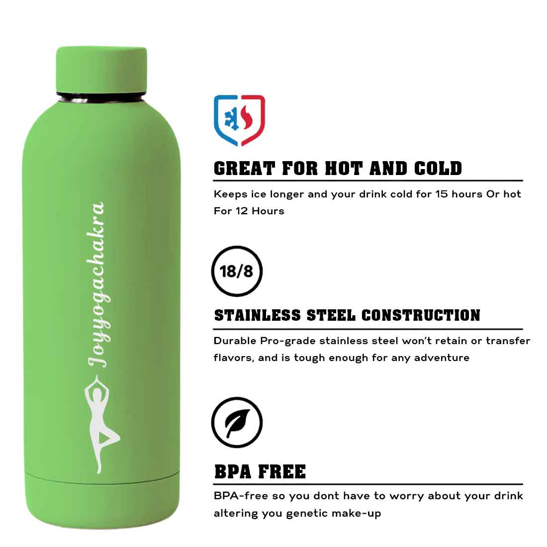 Nutcase Water Bottle Yoga For Workout Double Insulated Bottles - Image 93