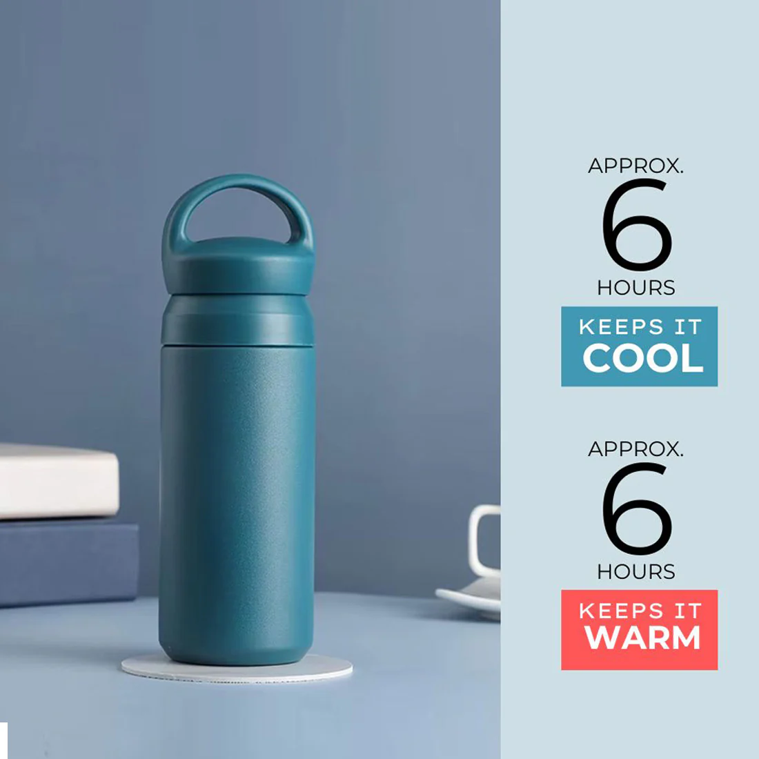 Nutcase Water Bottles with Logo - Insulated Water Bottle 500ml - Image 6