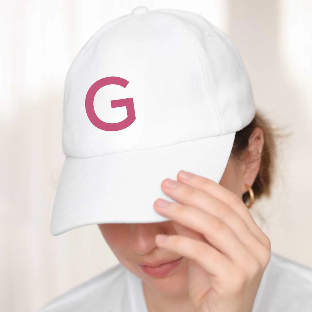 Nutcase White Cap - Custom Cap with Initials - Image 7