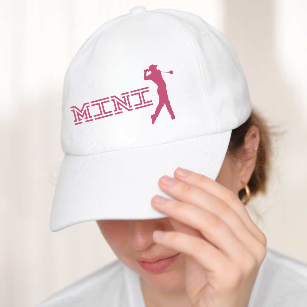 Nutcase White Color Cap - Personalized with Name White Caps - Golf - Image 4