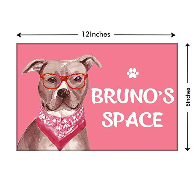 Creative Dog Name Plate - Beware Of Dog Sign - Hipster Terrier 2 - Image 3