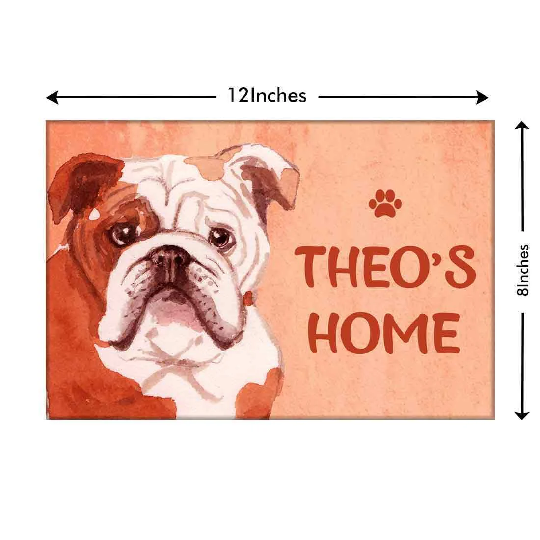 Custom Dog Name Plate - Beware Of Dog Sign - English Bulldog - Image 3