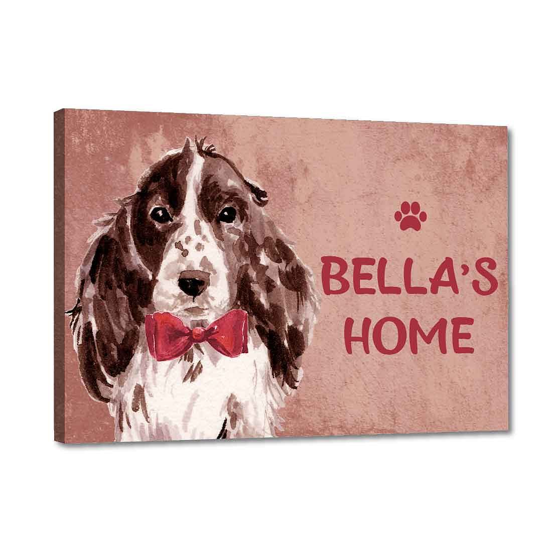 New Customized Dog Name Plate - Beware Of Dog Sign - Cocker Spaniel