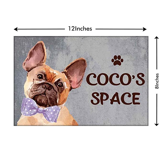 New Creative Dog Name Plate - Beware Of Dog Sign - French Bulldog - Image 3
