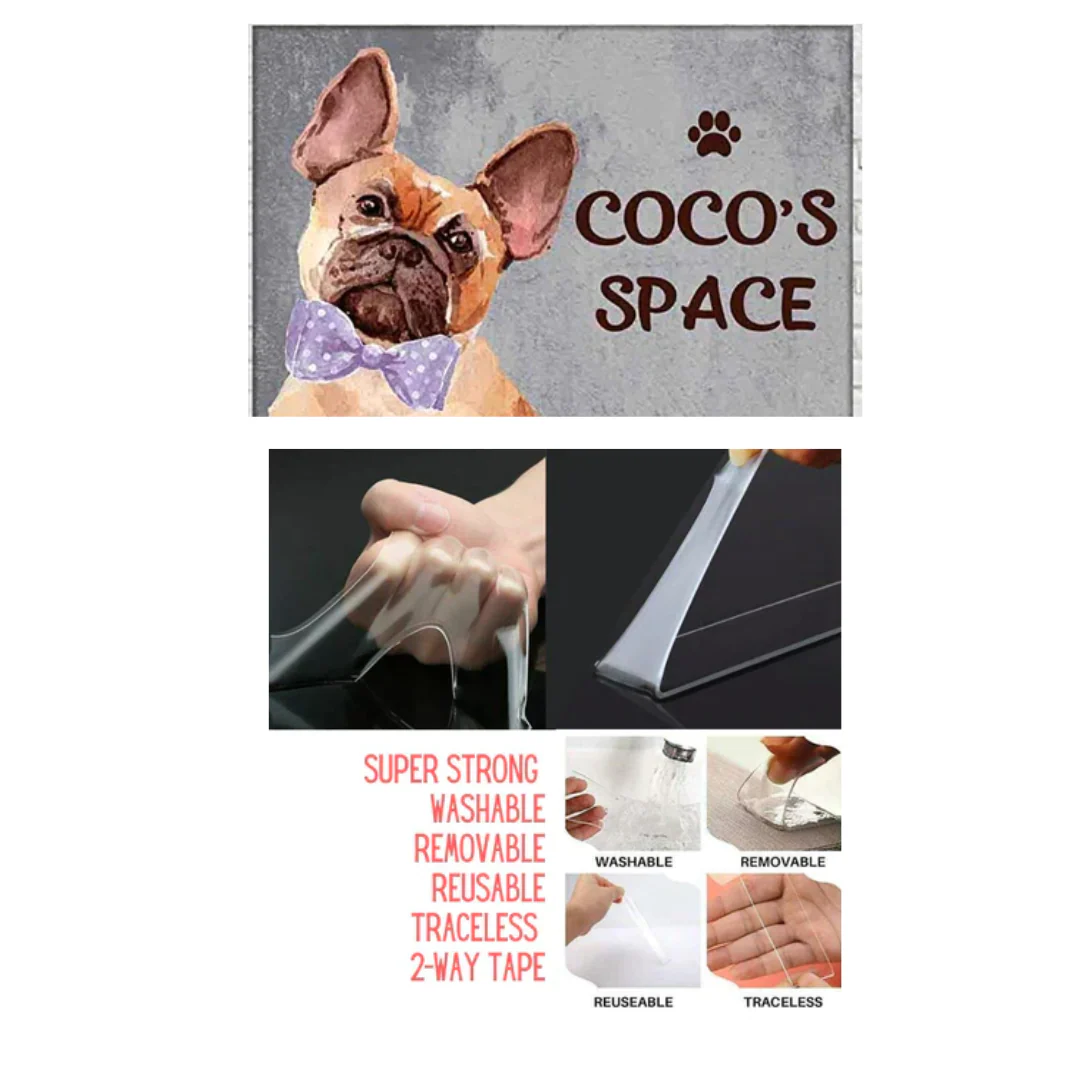 New Creative Dog Name Plate - Beware Of Dog Sign - French Bulldog - Image 4