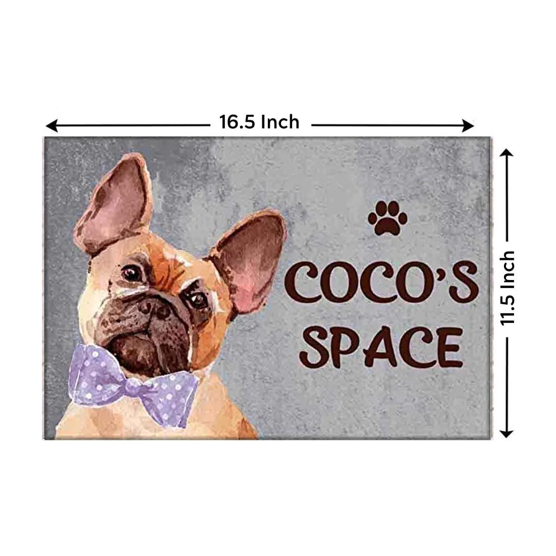 New Creative Dog Name Plate - Beware Of Dog Sign - French Bulldog - Image 7