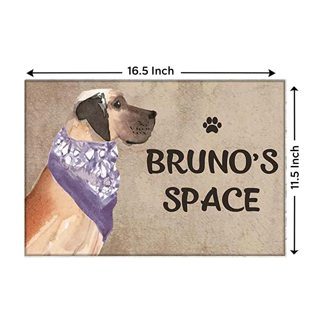 Quirky Personalized Dog Name Plate - Beware Of Dog Sign - Great Dane - Image 4