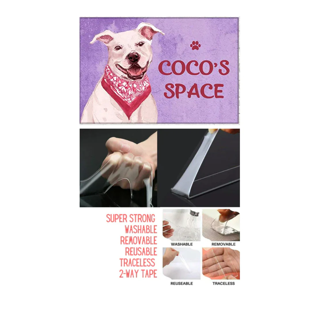 Beautiful Creative Dog Name Plate - Beware Of Dog Sign - Staffordshire Terrier - Image 4