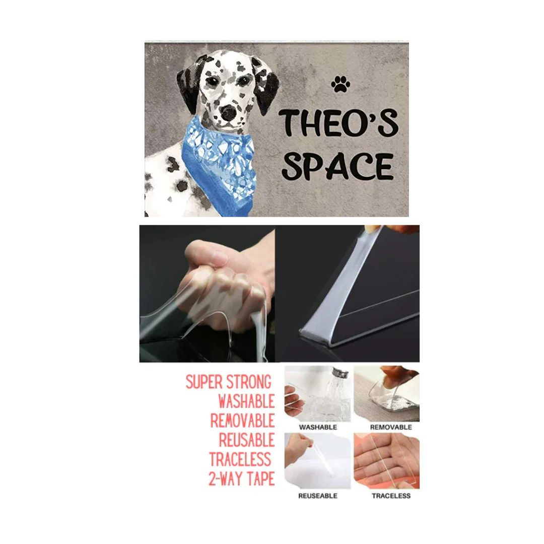 Customized Dog Door Name Plate - Beware Of Dog Sign - Dalmatian - Image 5