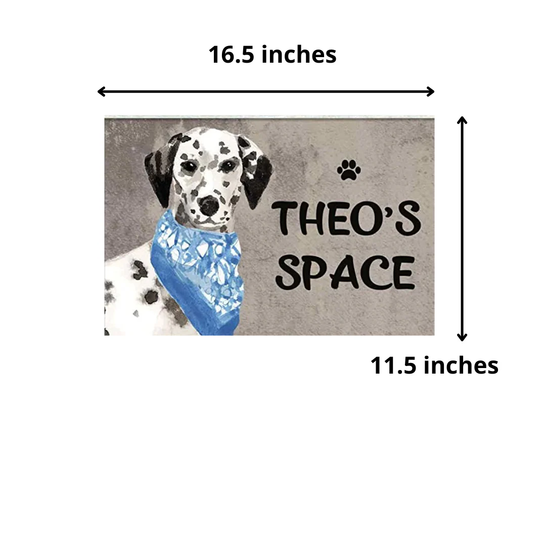 Customized Dog Door Name Plate - Beware Of Dog Sign - Dalmatian - Image 7