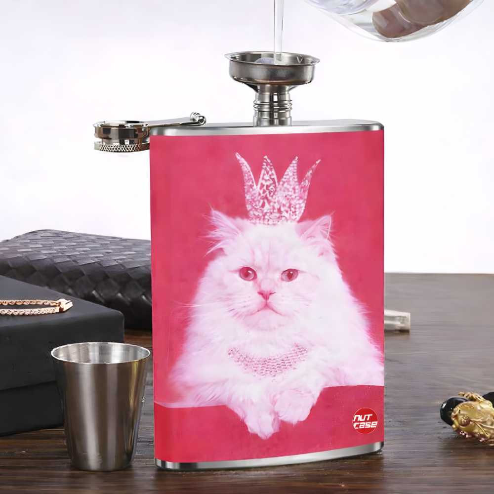 Hip Flask with Funnel - Cat - Image 2