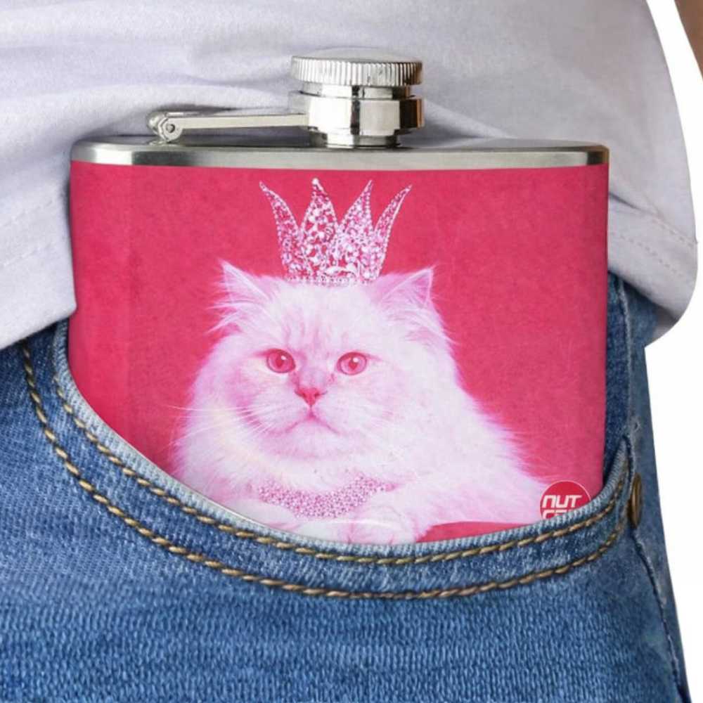 Hip Flask with Funnel - Cat - Image 3