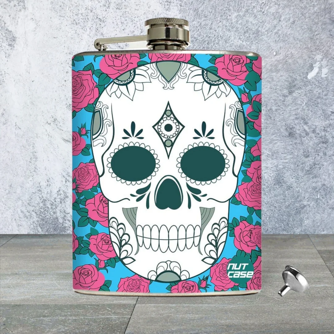 Hip Flask - Skull'N'Roses