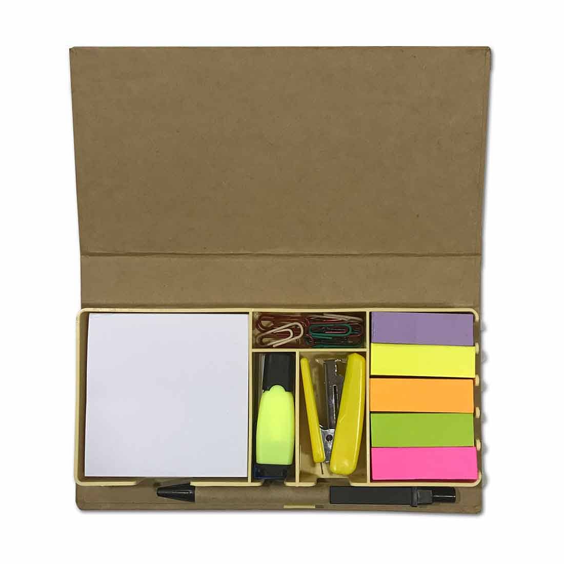 Stationery Kit Desk Organizer Memo Notepad - Vintage Floral - Image 4