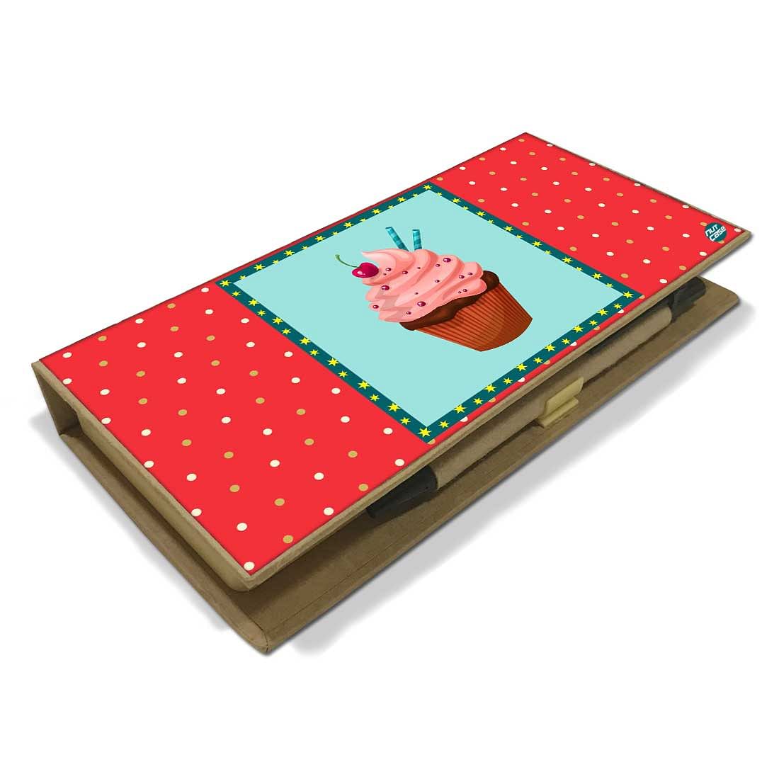 Stationery Kit Desk Organizer Memo Notepad - Cupcake - Image 3