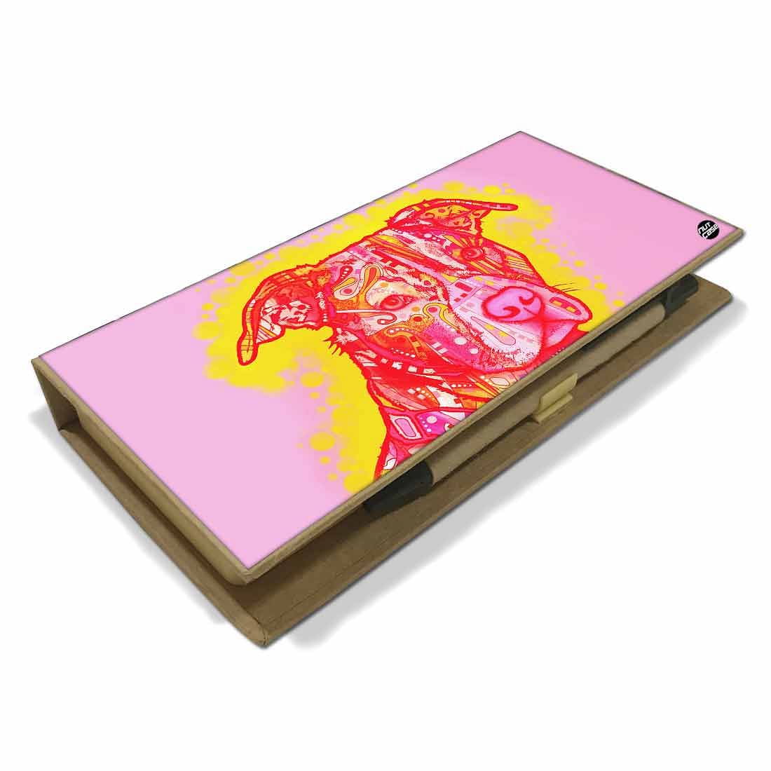 Stationery Kit Desk Organizer Memo Notepad - Pink Lab Love - Image 3