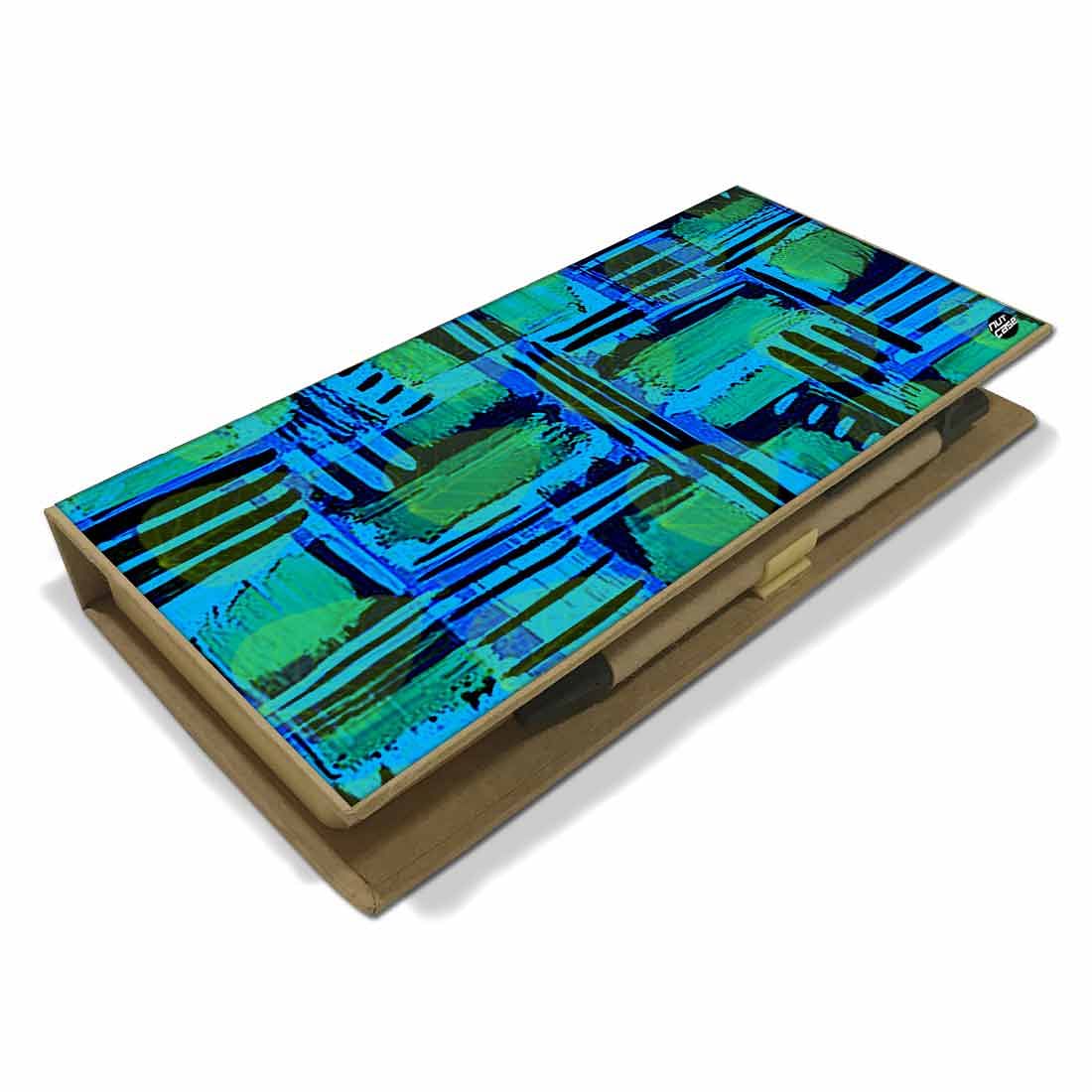 Stationery Kit Desk Organizer Memo Notepad - Blue Night - Image 3