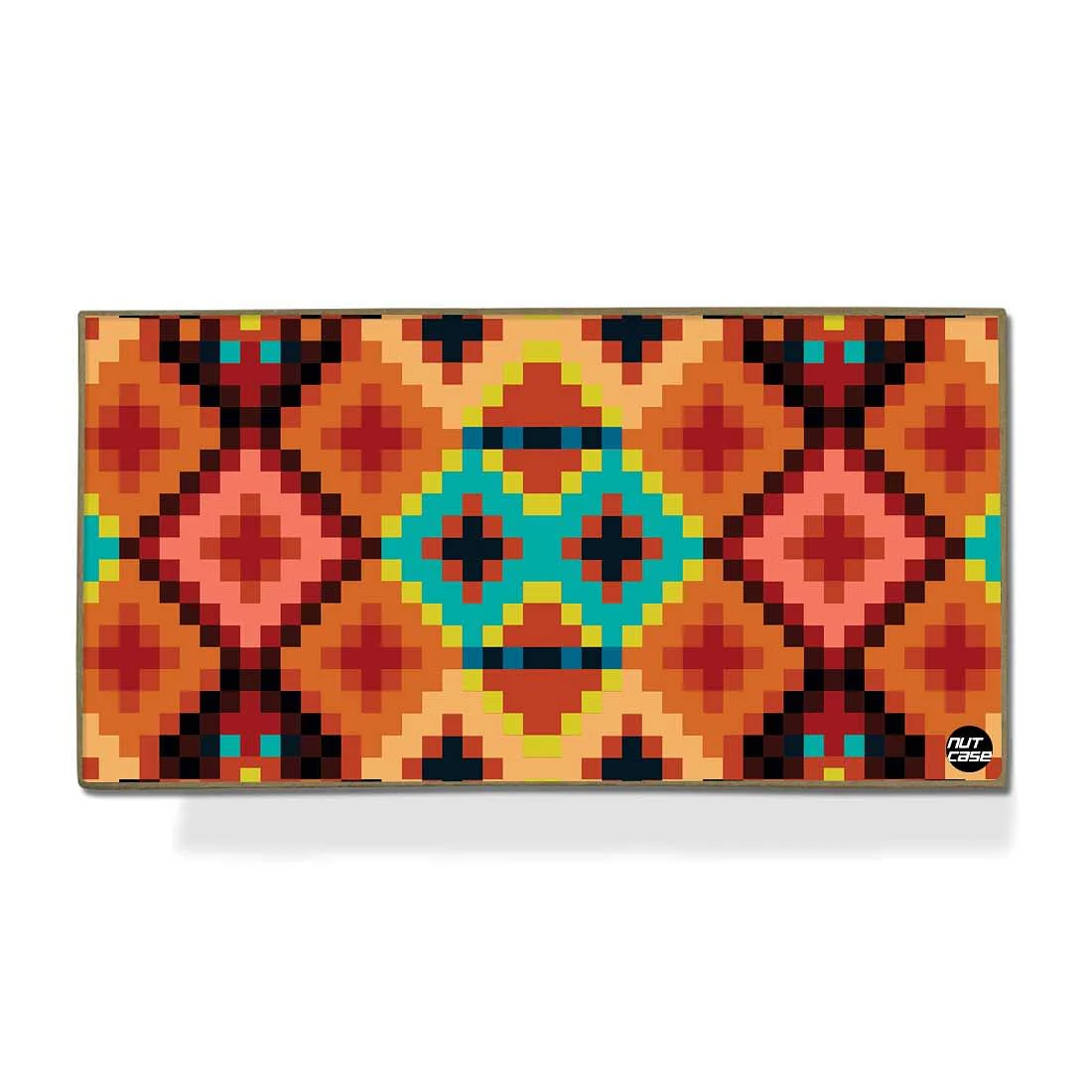 Stationery Kit Desk Organizer Memo Notepad - IKAT Pattern - Image 2