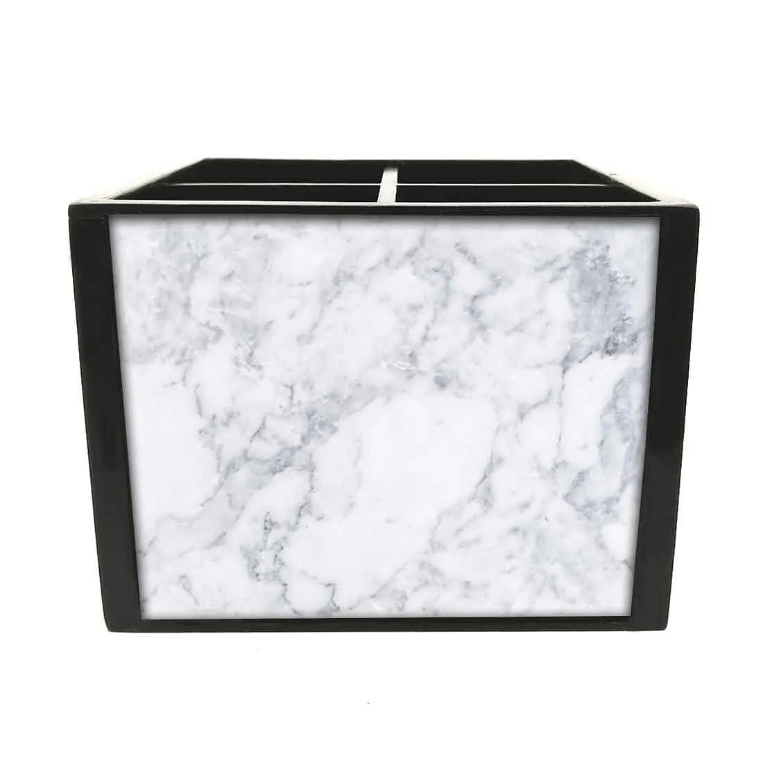 Cutlery Stand Holder for Dining Table Organizer - White Marble - Image 3
