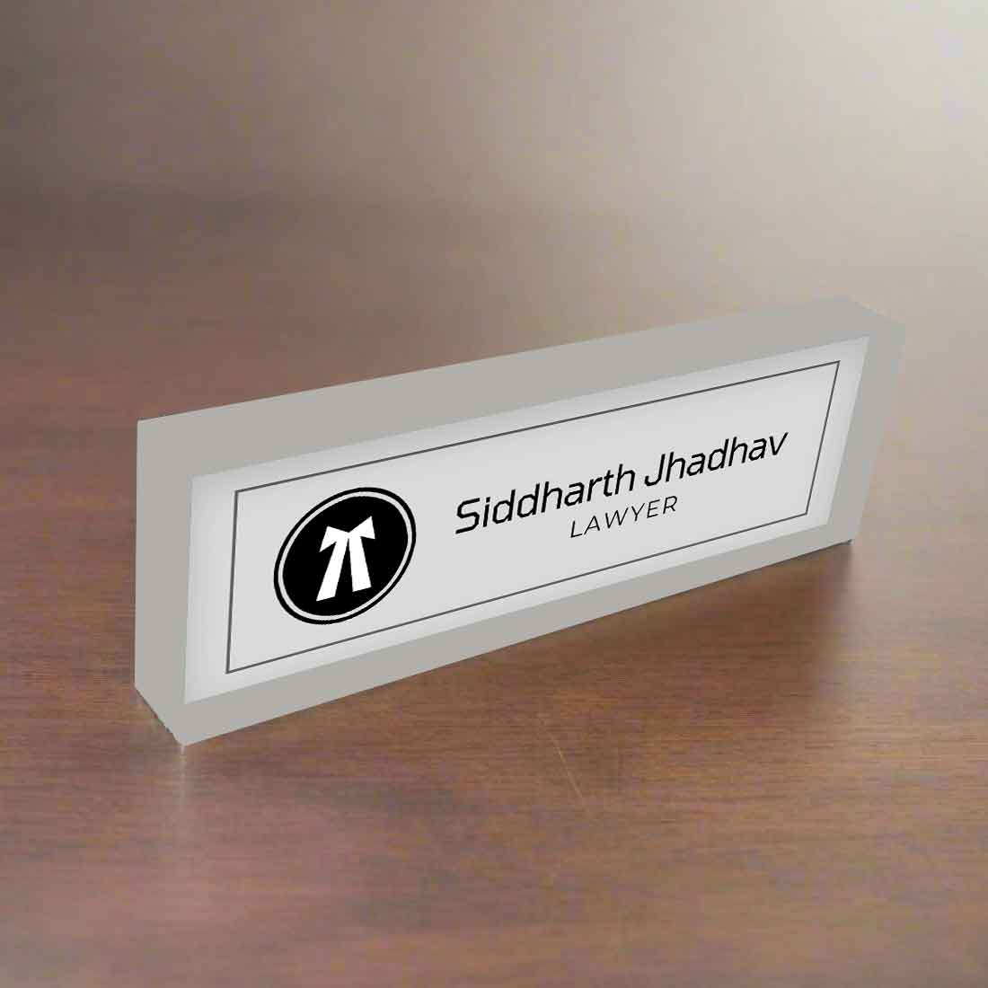 Office Desk Name Plate for Lawyer – Professional Desk Name Plate - Image 4