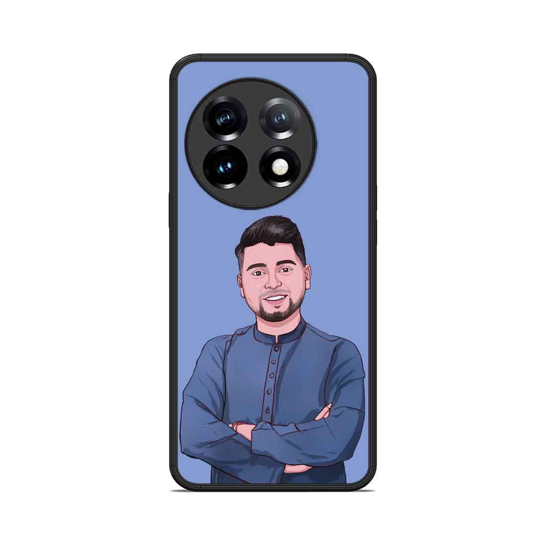 One Plus 11 Back Case Customized Mobile Back Case With Image - Cartoonify From Photo - Image 2
