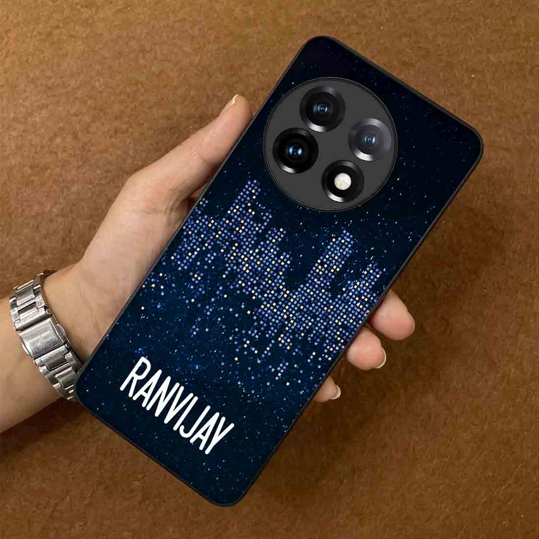 One Plus 11 Back Cover with Name Customized Design One Plus Mobile Cover - City - Image 3